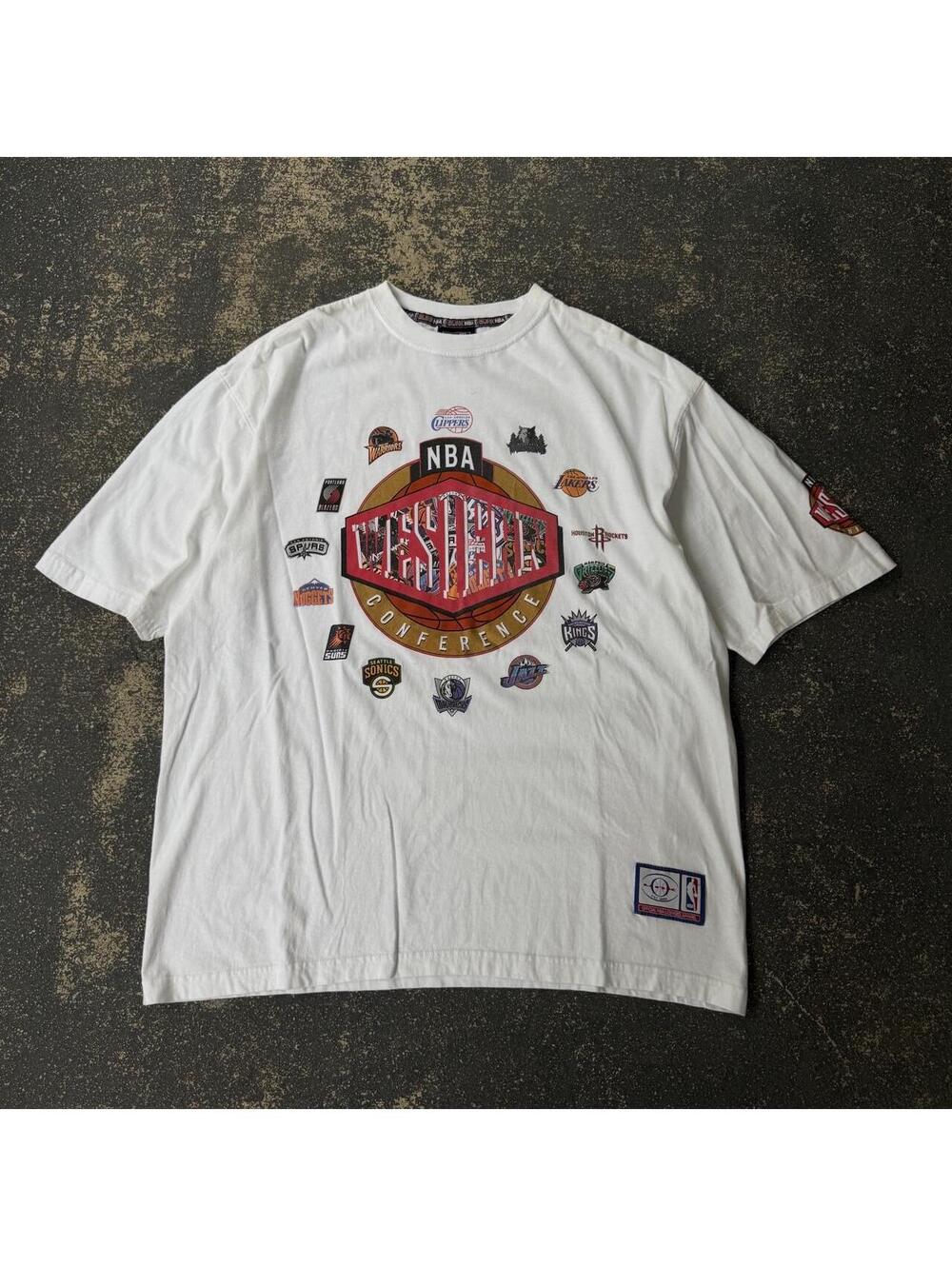 Vintage Y2K UNK NBA Western Tee